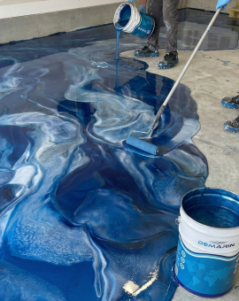 mini SIVI MERMER (LIQUID MARBLE)