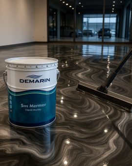 mini SIVI MERMER (LIQUID MARBLE)